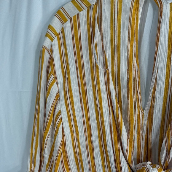 Faithfull the Brand Striped Jumpsuit Yellow White Size S / US 4 - Picture 8 of 12